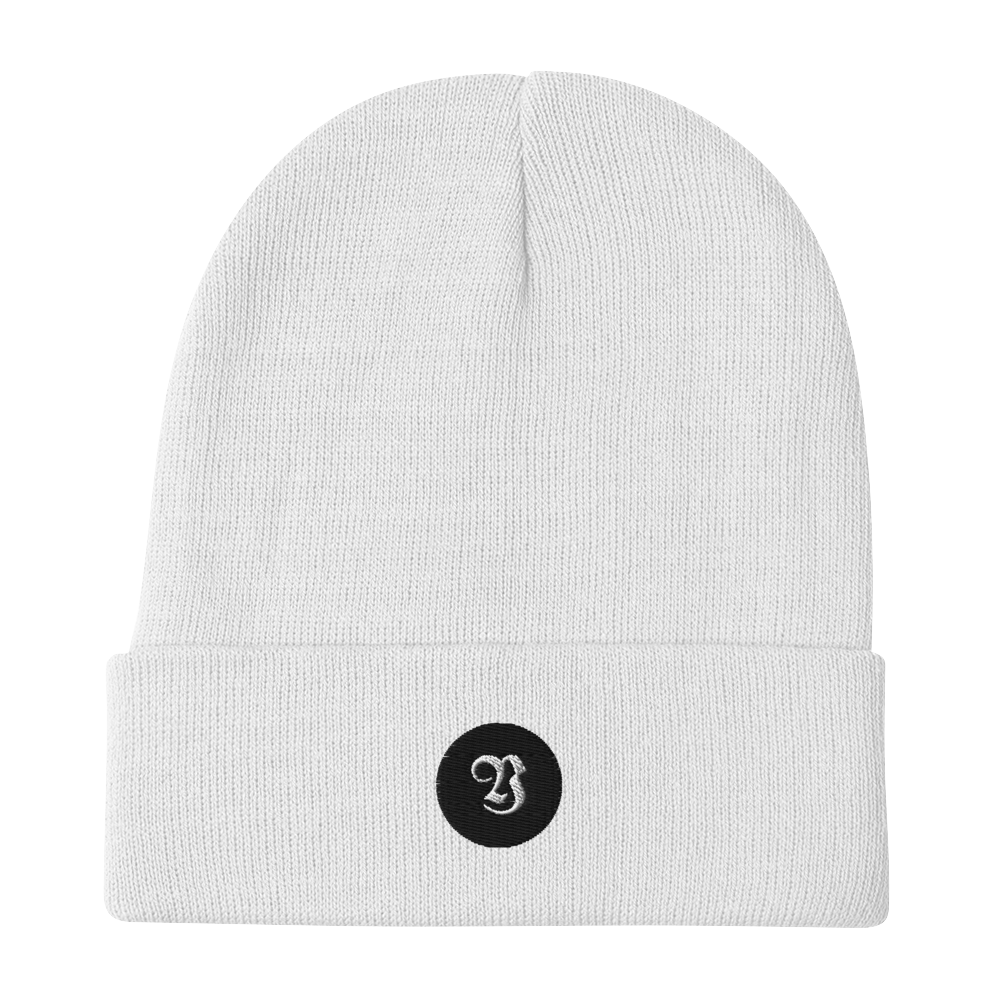 Y Logo Embroidered Beanie