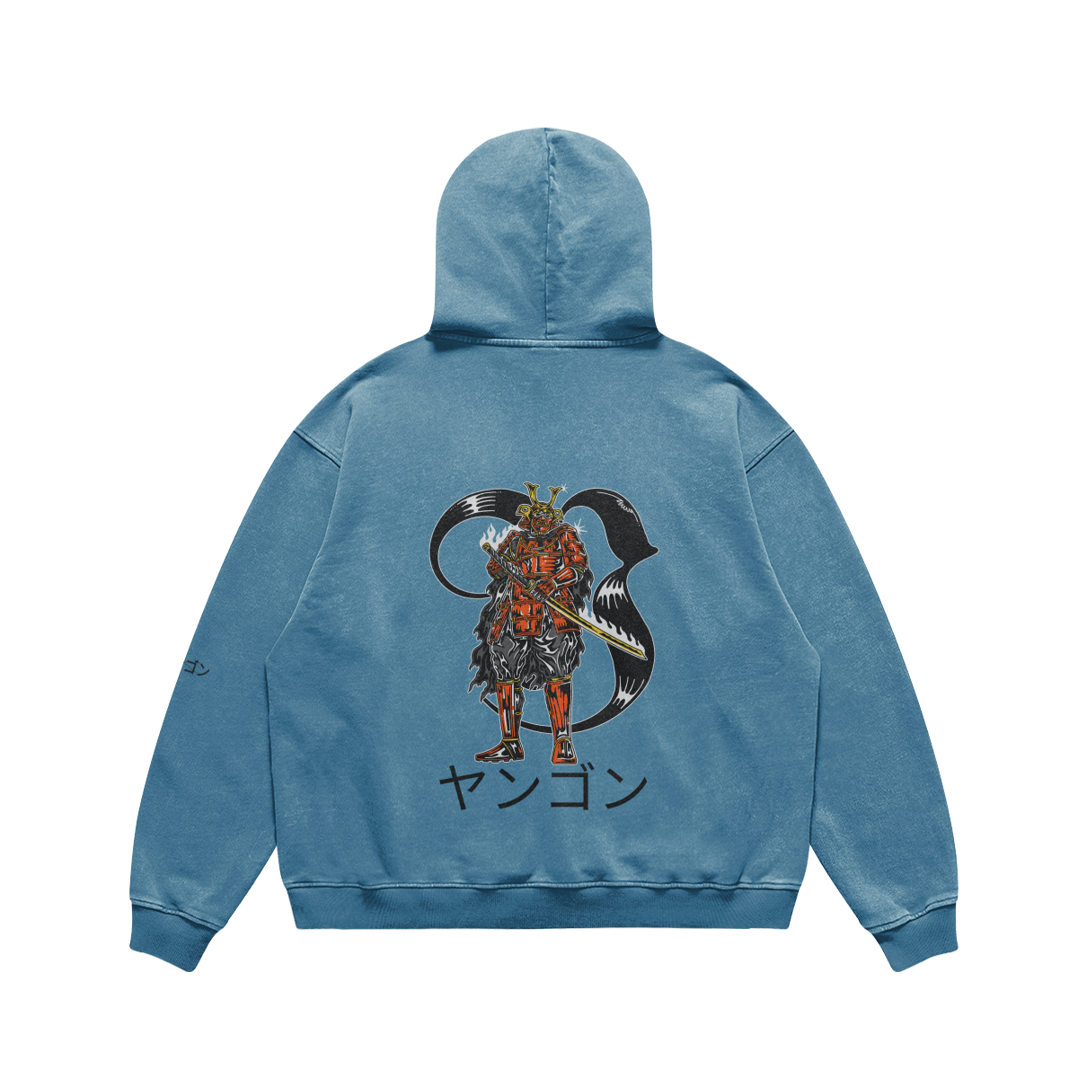 Flaming Samurai Hoodie