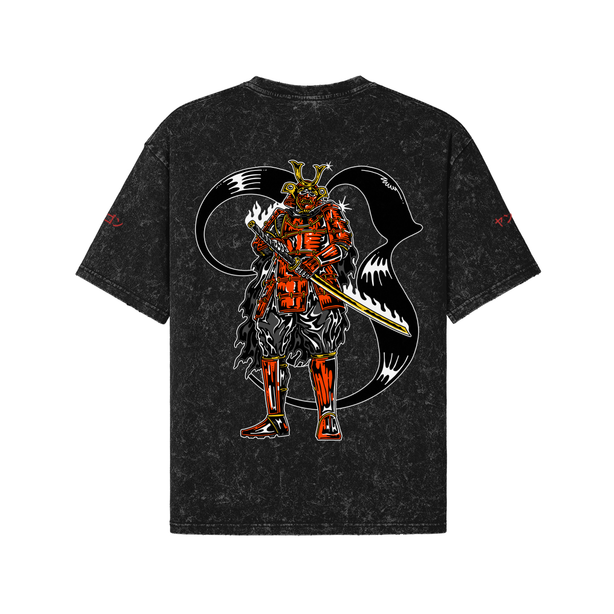 Flaming Samurai Tee